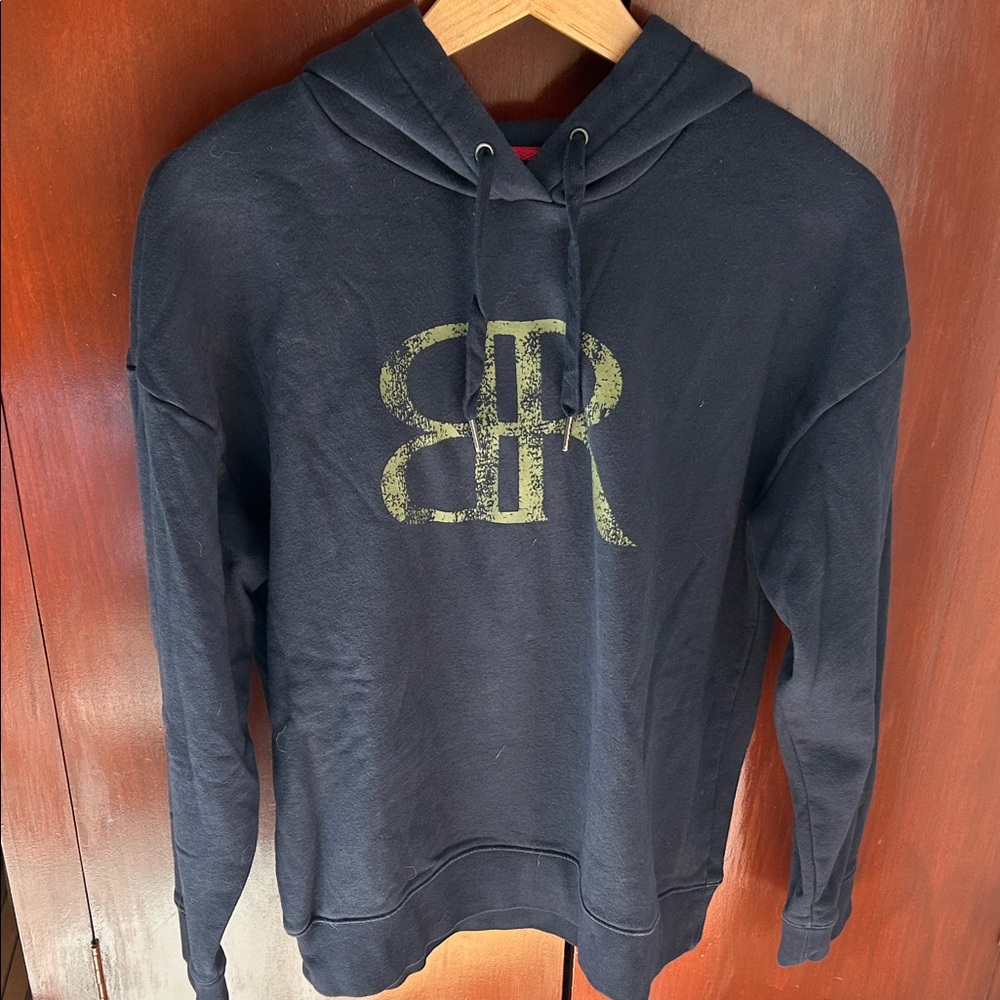 Banana Republic Black Hoodie with Gold Logo